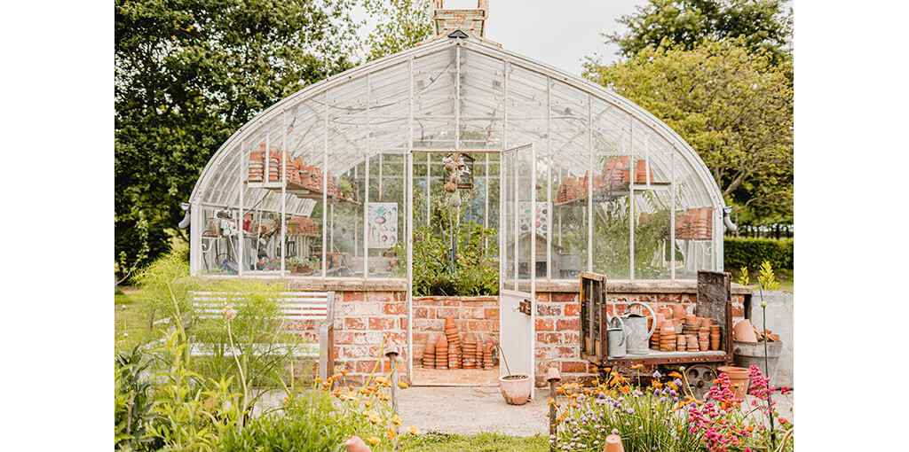 La serre et le potager de la Prairie Serre et Potager de la Prairie en Bretagne